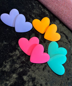 Jumbo Heart Earrings