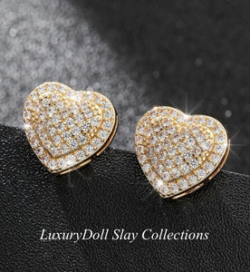 Heart Studs