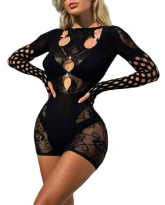 Diamond Black Out Bodysuit