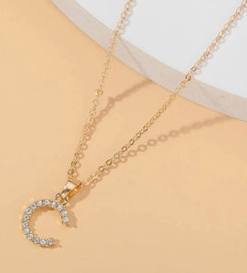 Diamond Initial Necklace