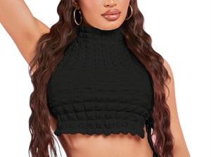 Side Tie Crop Top