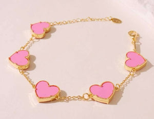 Connected Hearts Bracelet