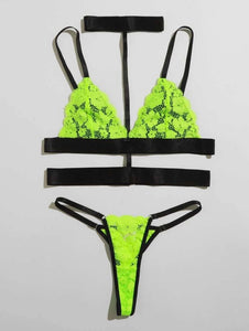 Nasty Girl Lime 2 Piece